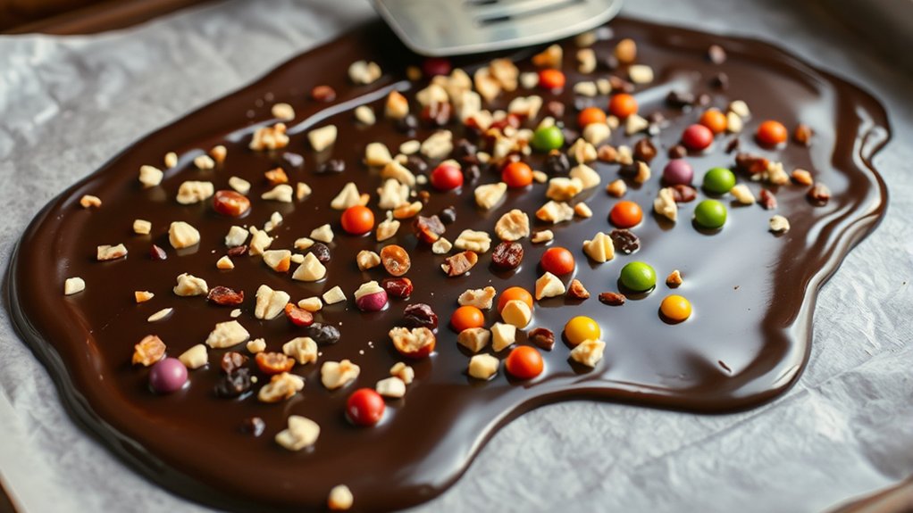 allow chocolate to set completely