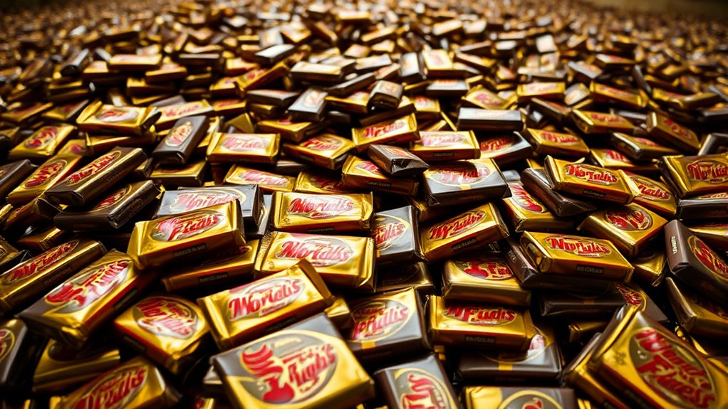 billions of chocolate bars