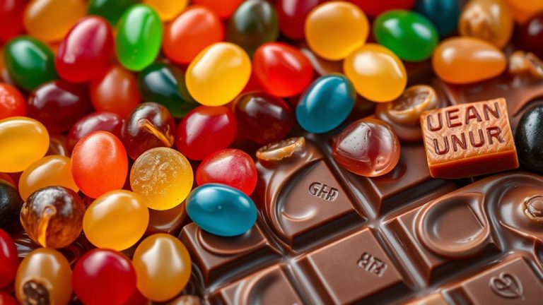 candy and chocolate pairing