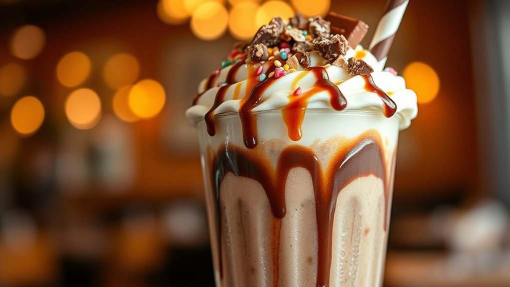 candy bar milkshake favorites