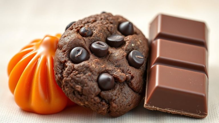 candy cookie and chocolate