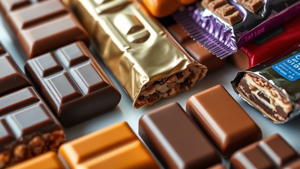 candy resembles chocolate bars