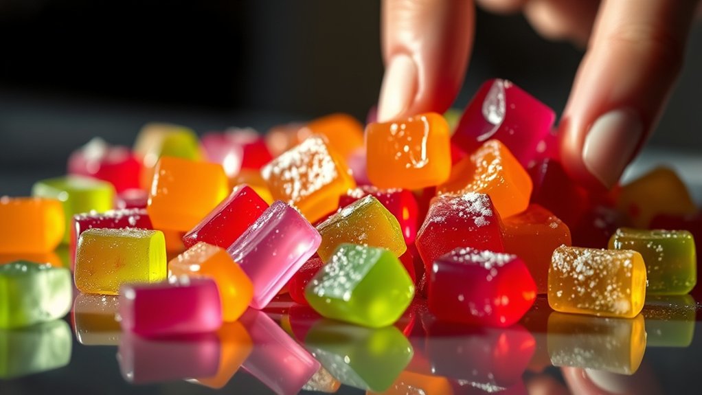 chewy colorful fruit treats