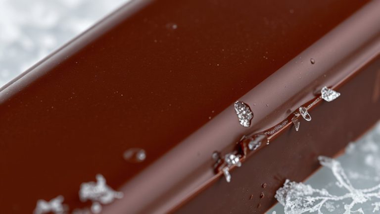 chocolate bars freeze solid