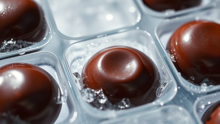 chocolate candy freezing effects