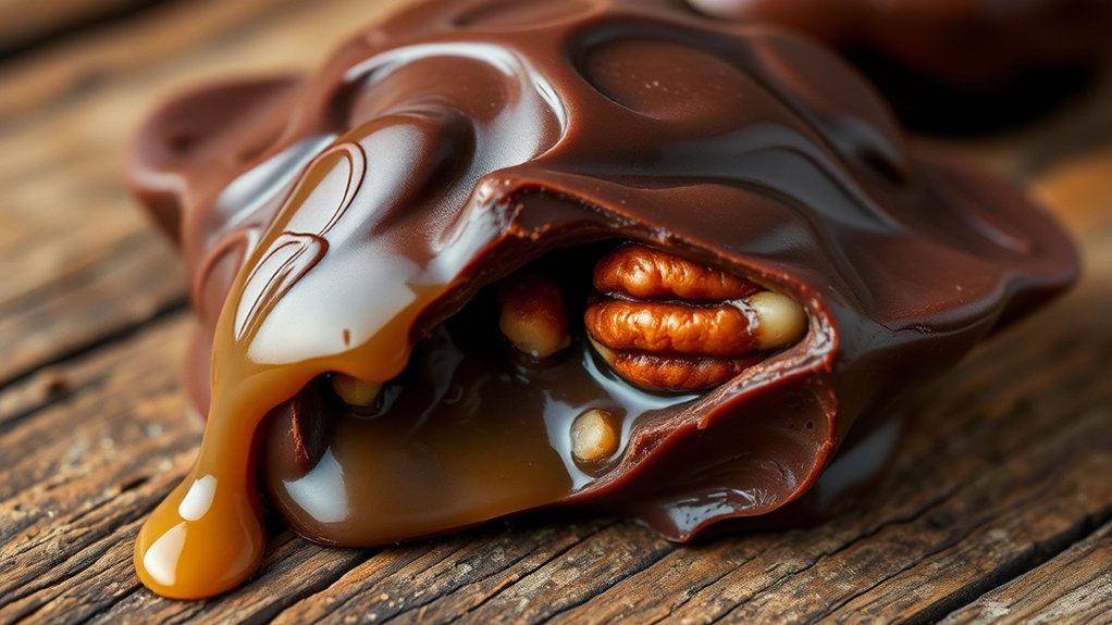 chocolate caramel nuts indulgence