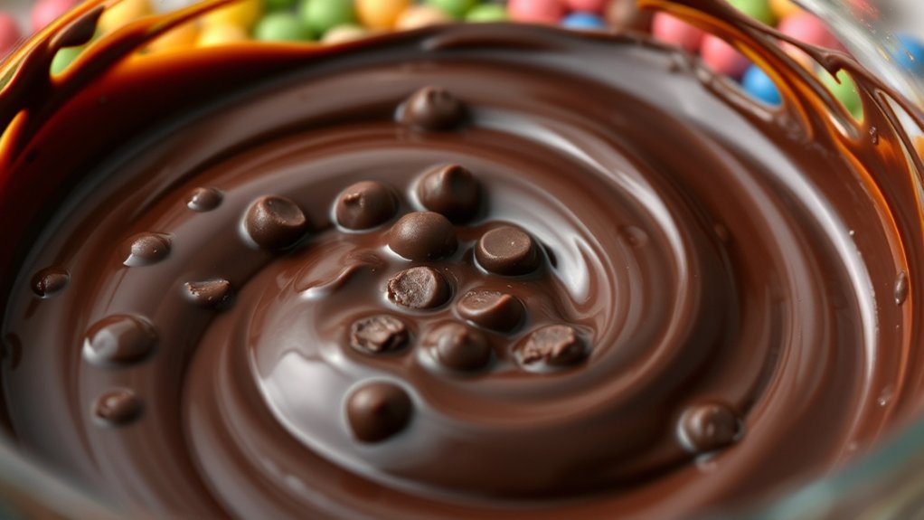 chocolate chips melt differently