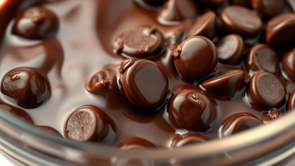 chocolate chips melt differently