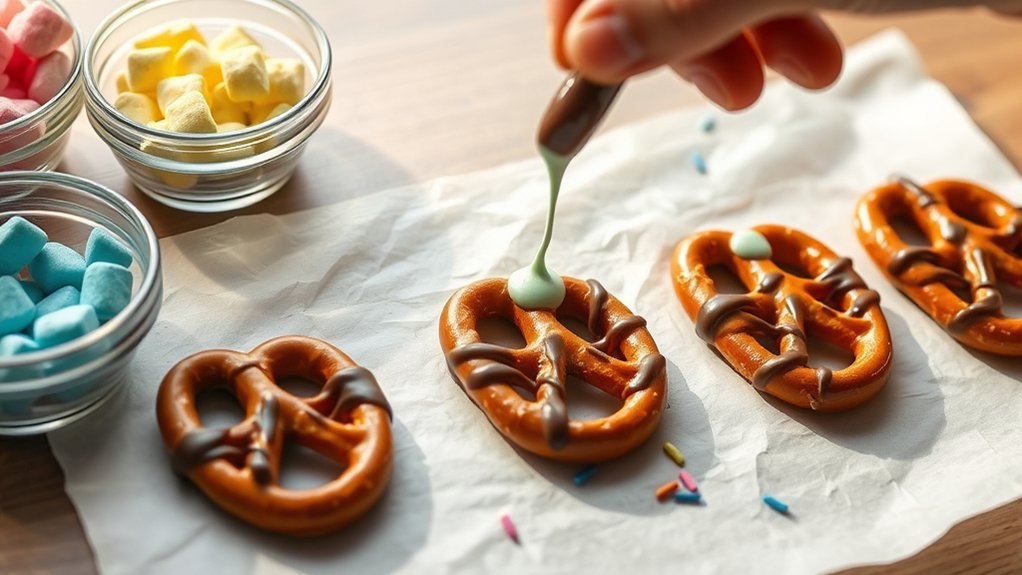chocolate covered pretzels recipe