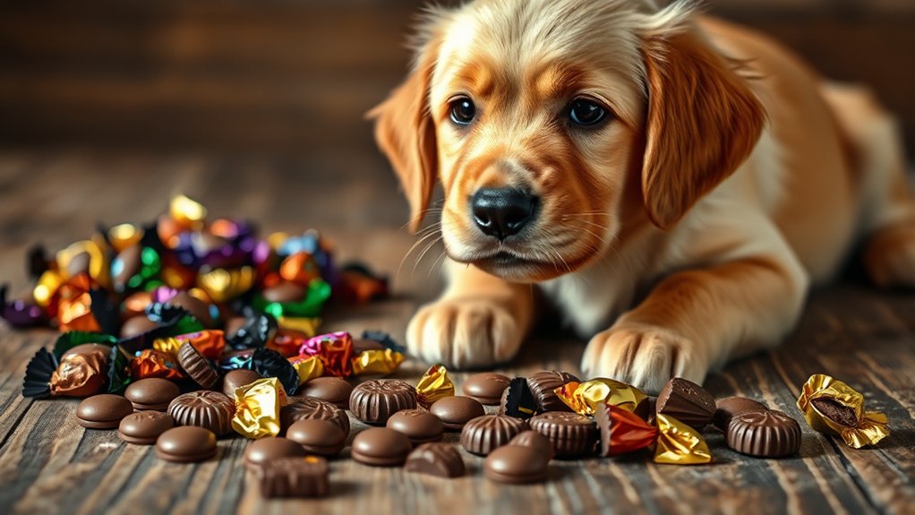 chocolate is toxic to dogs