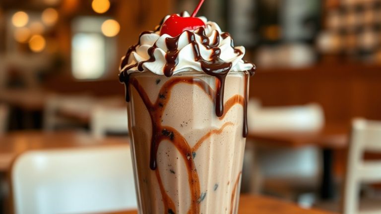 chocolate milkshake candy spots