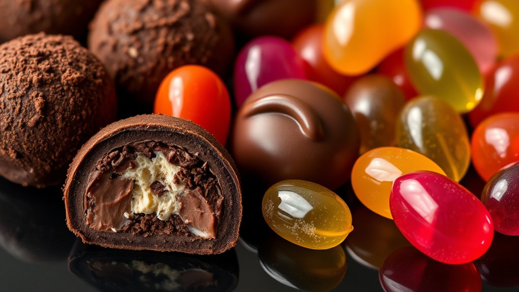 chocolate versus candy differences