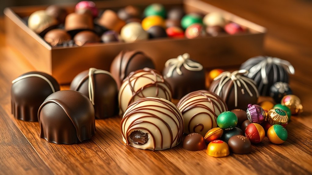 classic and trendy chocolates