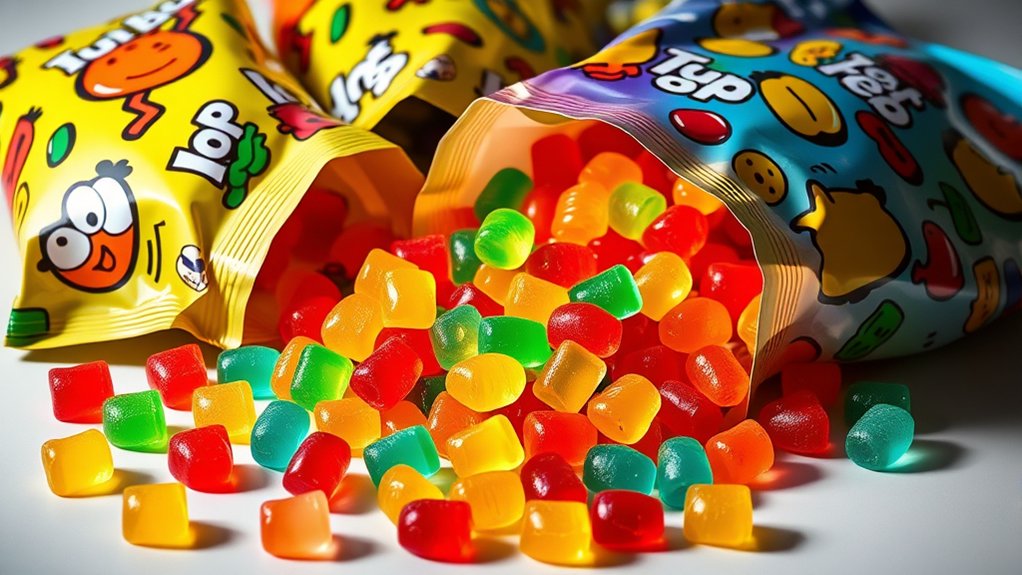 colorful themed memorable treats
