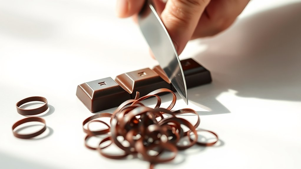 create chocolate curls easily