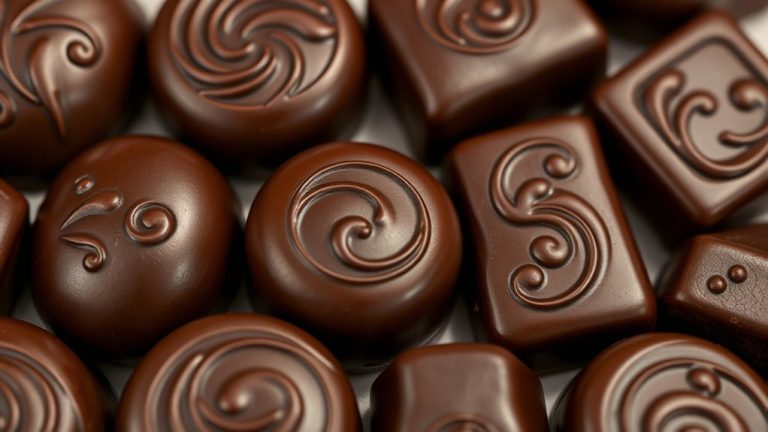dark chocolate candy list