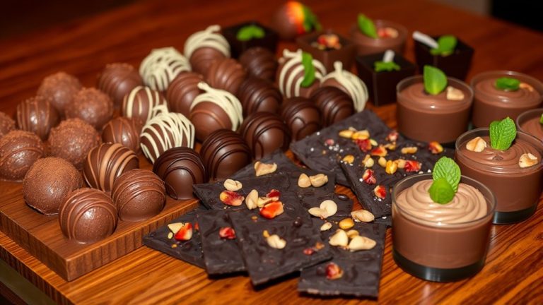 delicious party chocolate treats