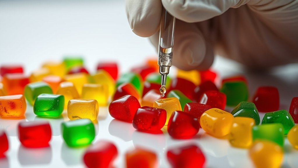 dna improves gummy color consistency