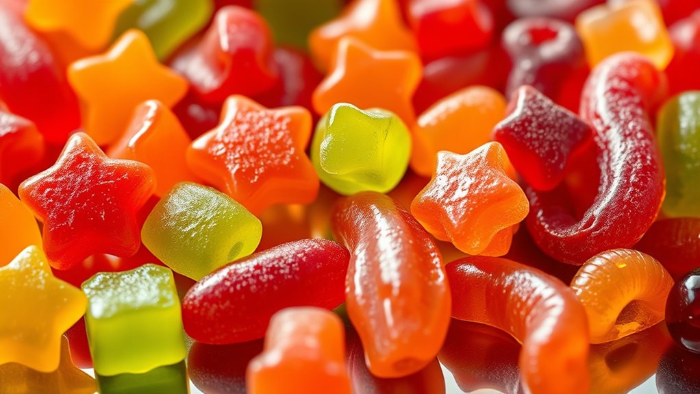 durable non melting gummy candies