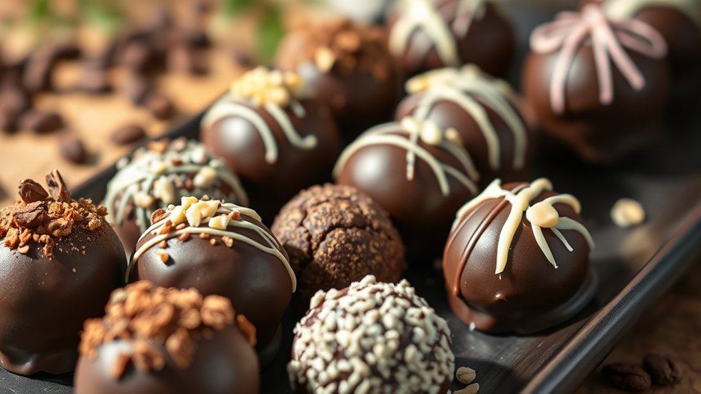 elegant gluten free truffle selections