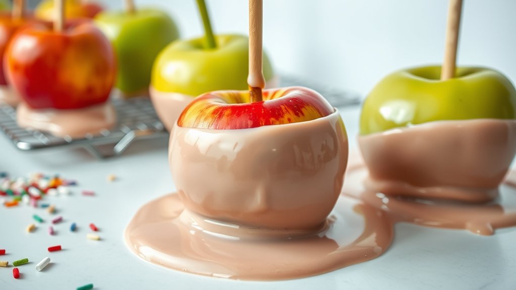evenly coated flavorful apples