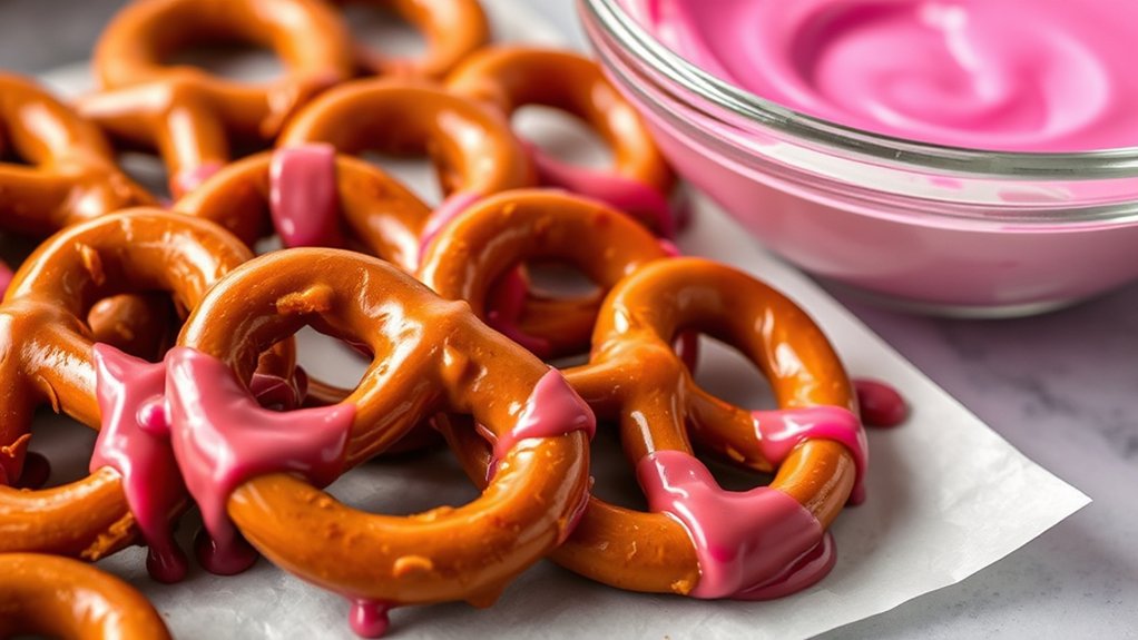evenly coated flavorful pretzels