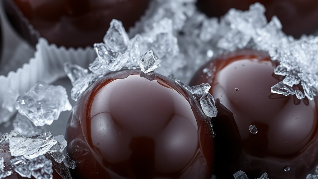 freezing dulls chocolate shine