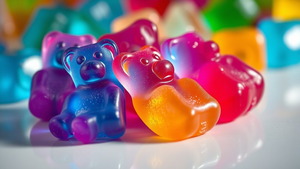 gummy bears art science candy