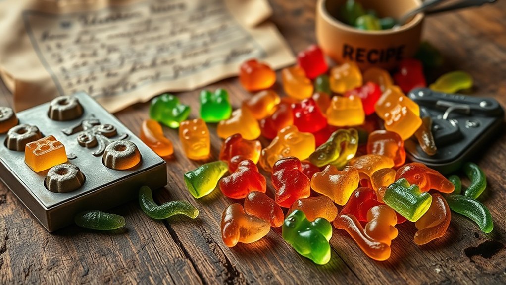 gummy candies colorful marketing