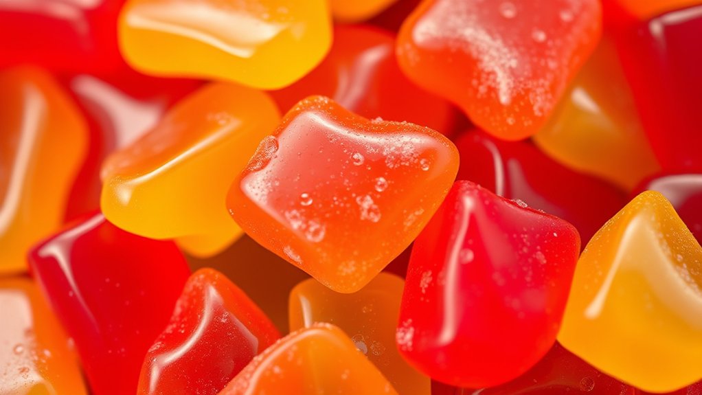 gummy texture depends on ingredients
