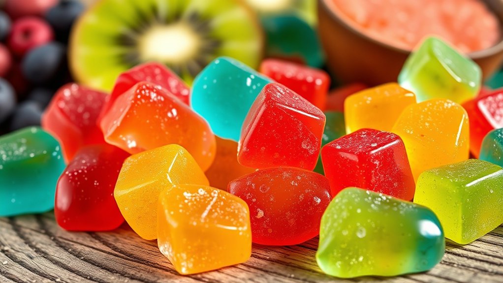 healthy tangy gummy snacks