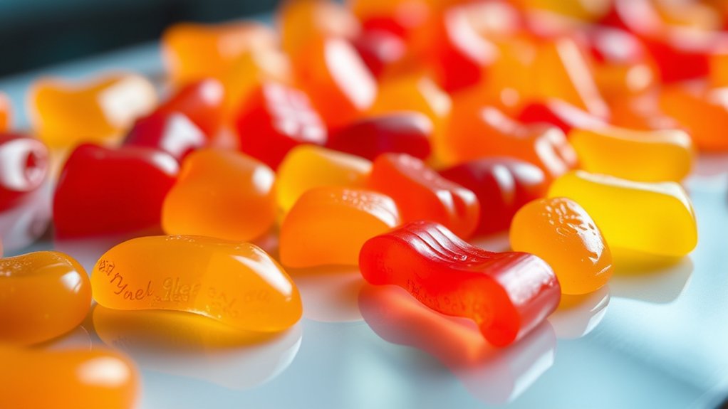 heat resistant gummy candies