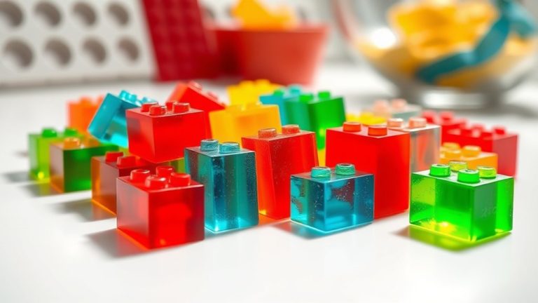 homemade lego gummy candy