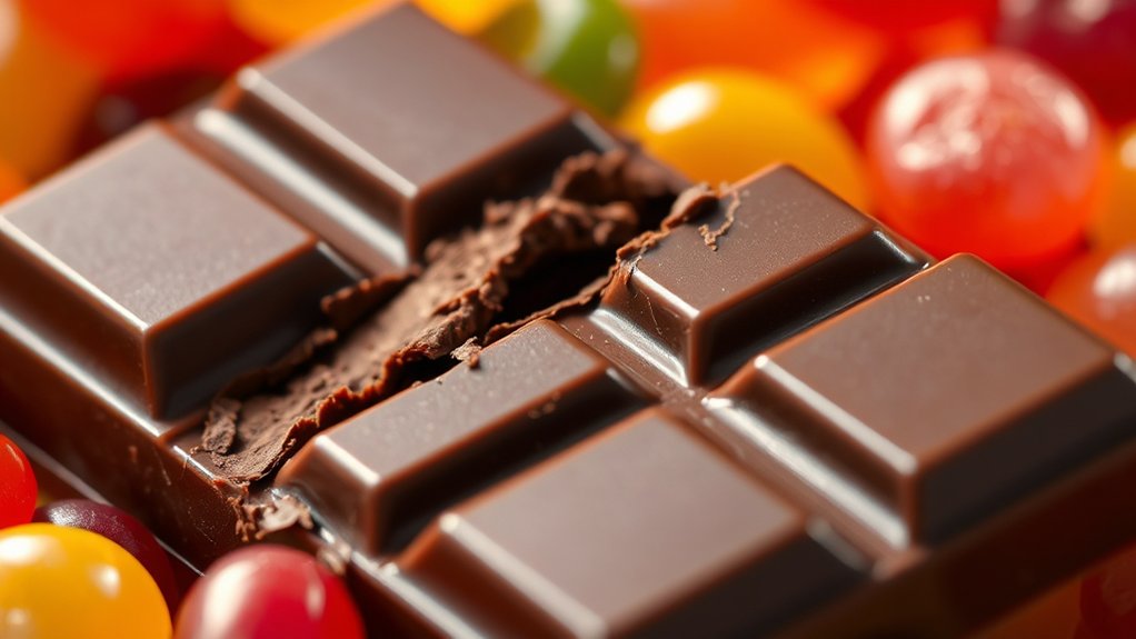 identify chocolate as candy