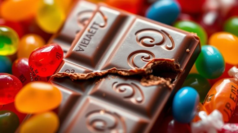 identify chocolate versus candy