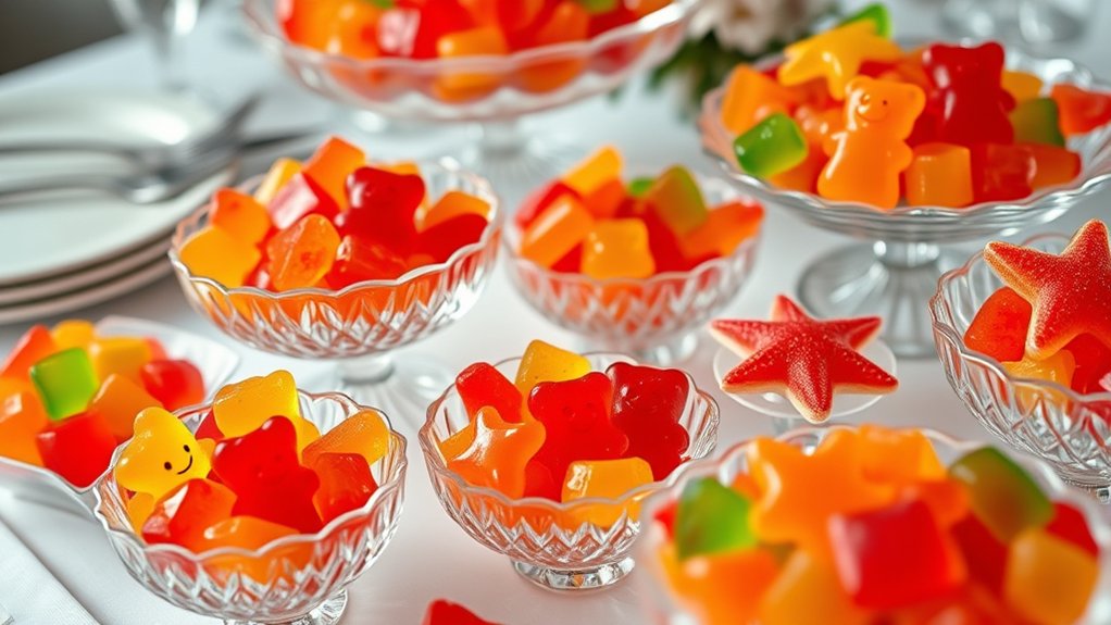 inclusive gummy candy selection