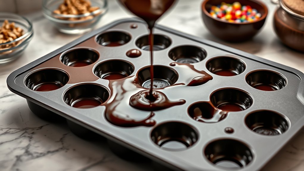 make chocolate candies easily