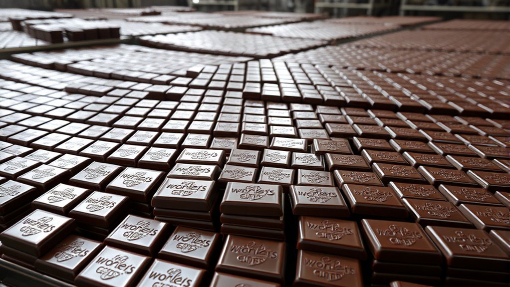 mass production of candy bars