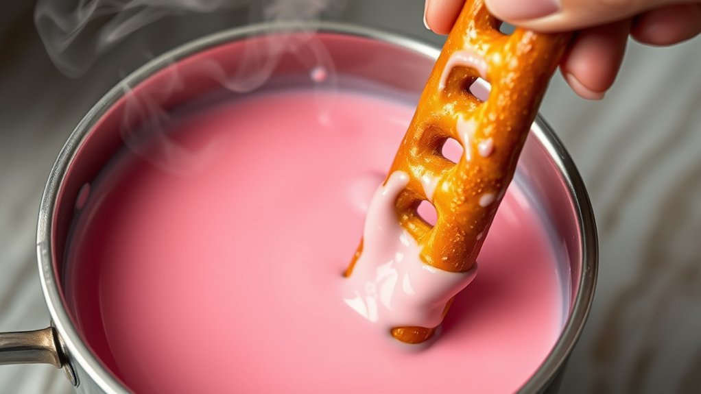 melt stir avoid water
