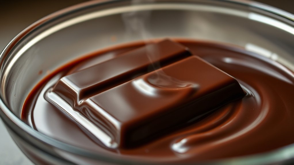 microwave chocolate gently stir
