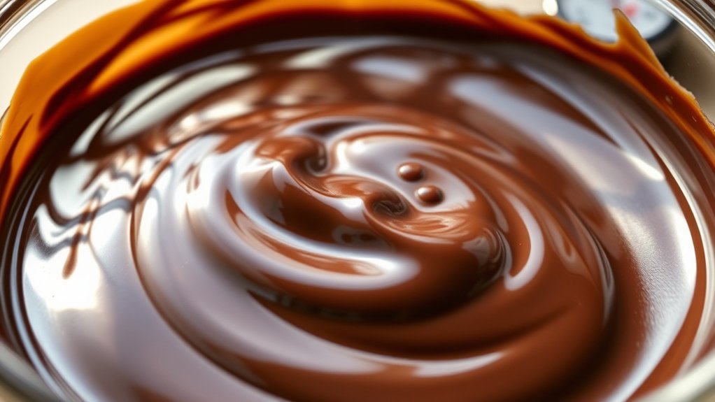 optimal chocolate melting temperature