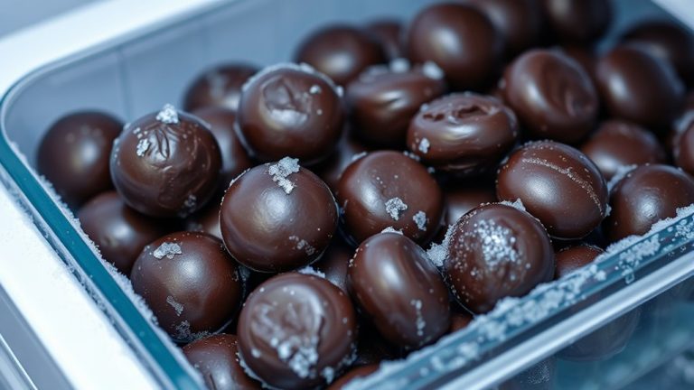 optimal freezing time for chocolate