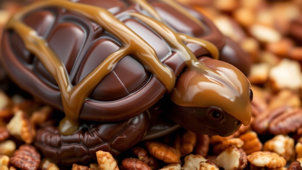 pecans enhance turtle candies