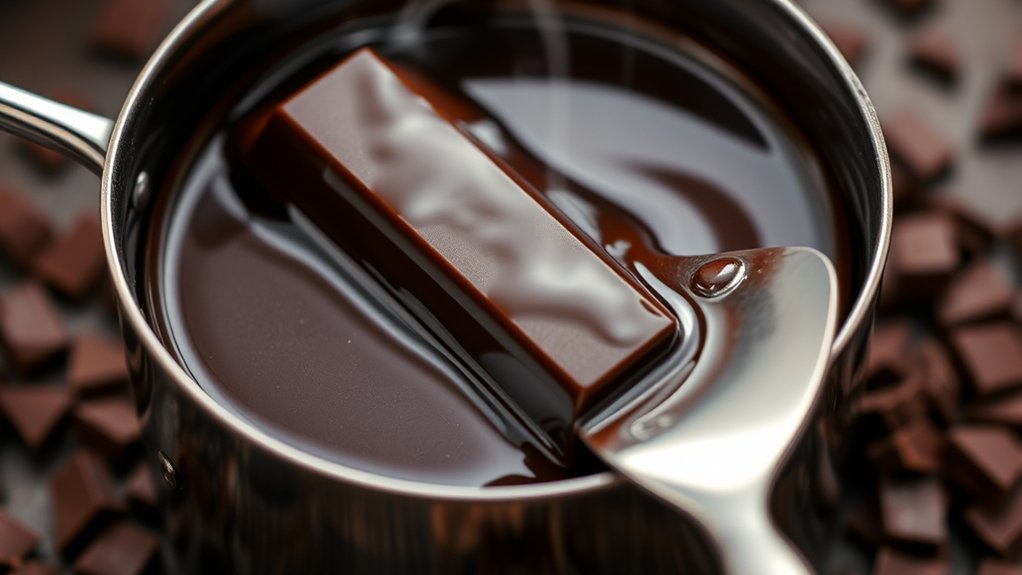 perfectly smooth chocolate melting