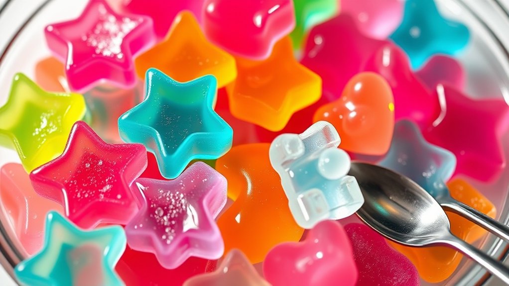 personalized colorful gummy treats