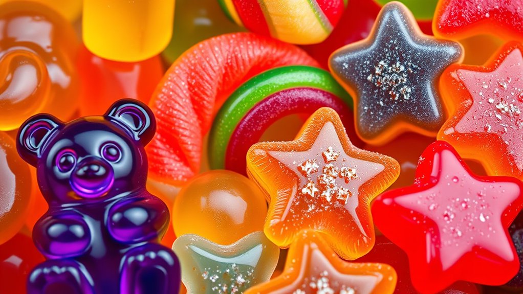 popular gummy candy shapes