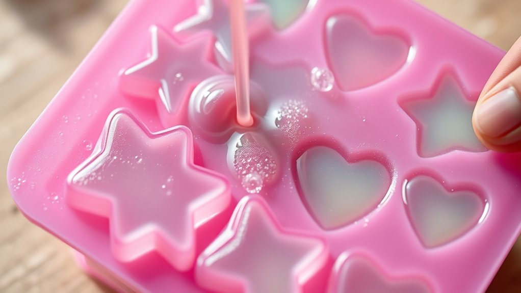 pour smooth clean molds