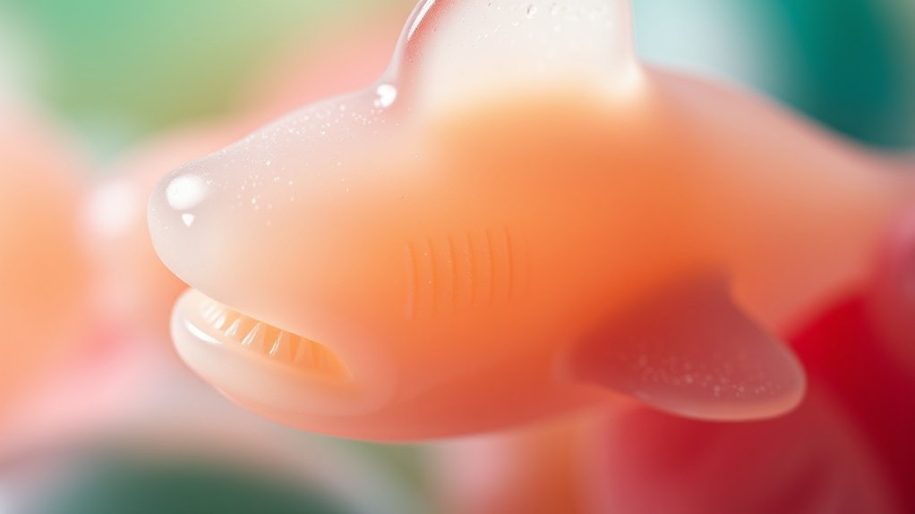 realistic shark shaped gummy