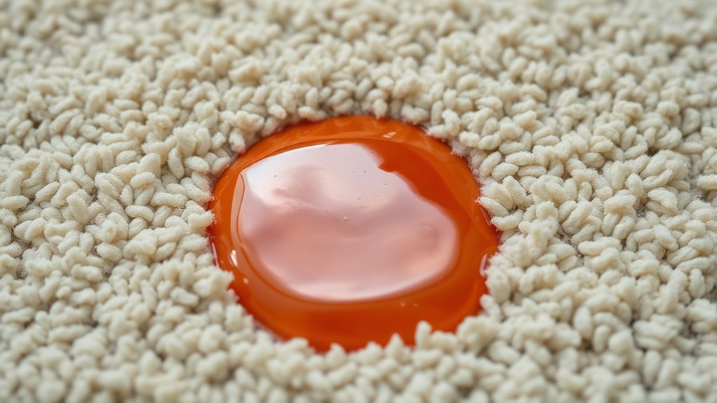sticky melting gummy residue