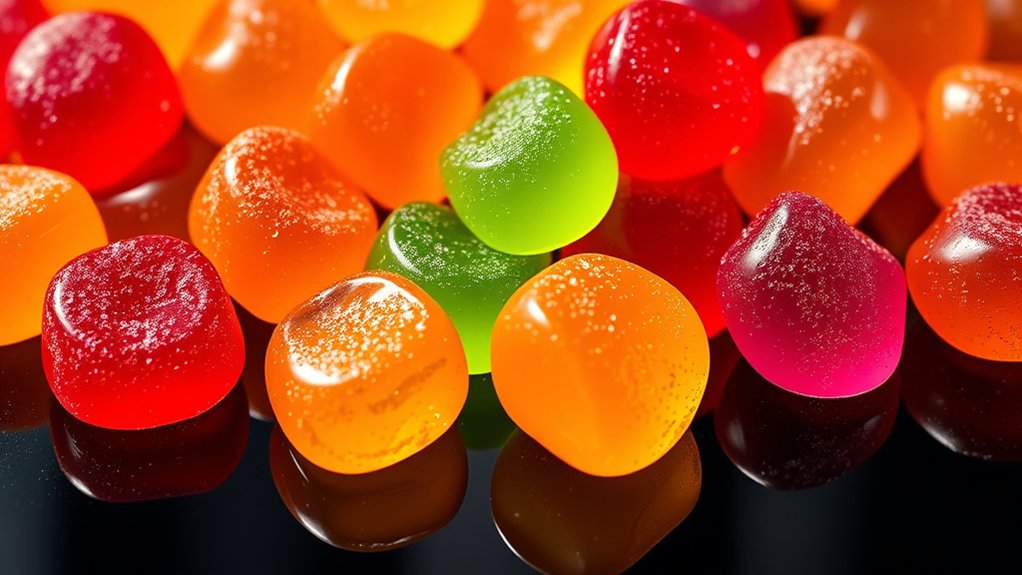 vibrant vegan fruit gummies